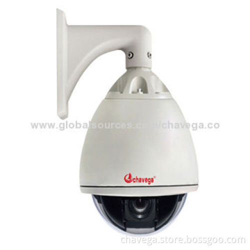 Waterproof Outdoor 6-inch Intelligent High-speed PTZ Dome Camera, 27X Optical Focus, 800TVL